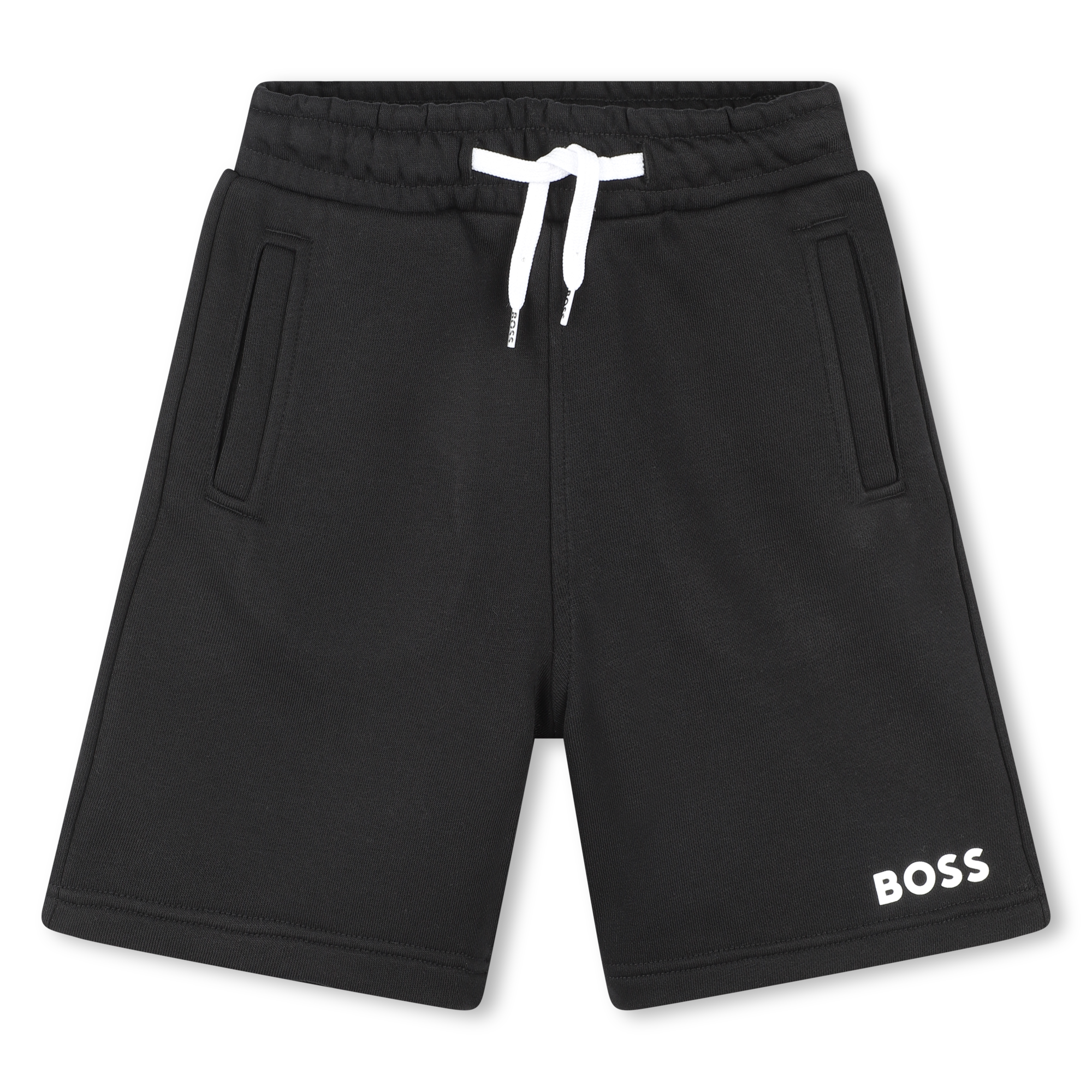 BOSS Kidswear Ceremony elasticated-waist shorts - Brown