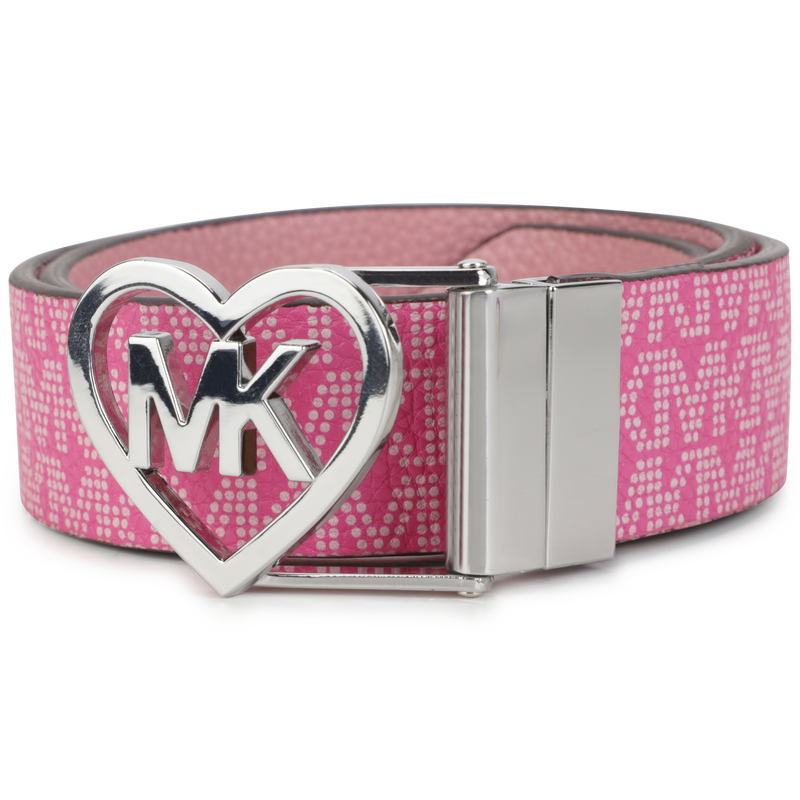 Reversible metal heart belt