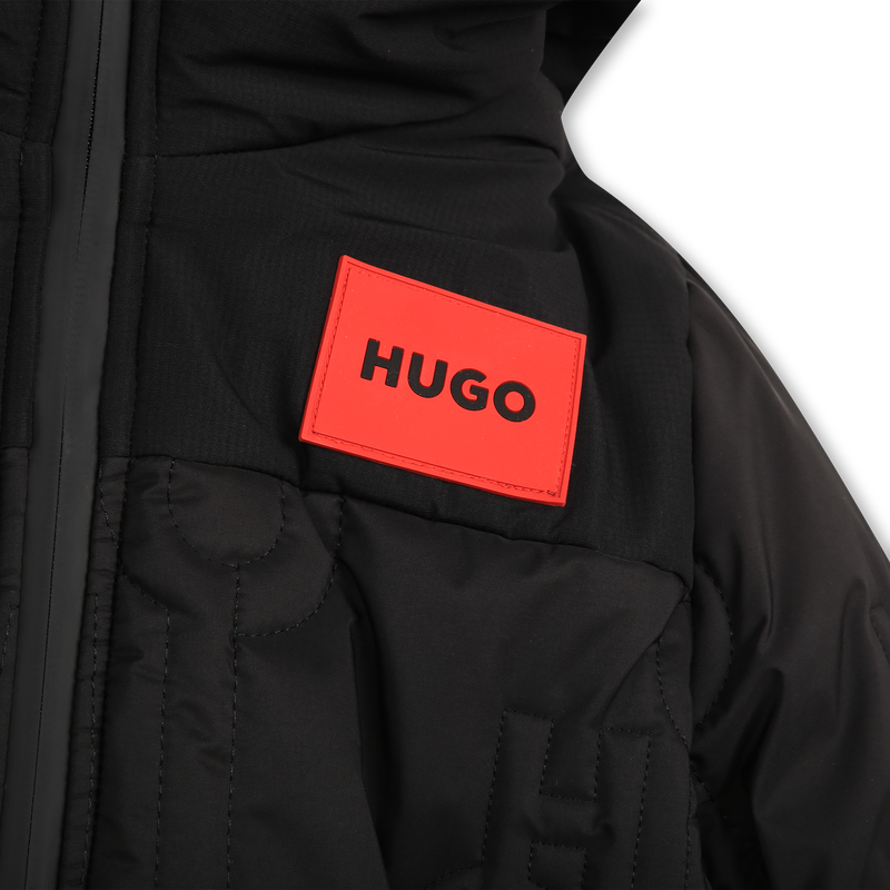 Hugo Boy's Monogram Puffer Jacket