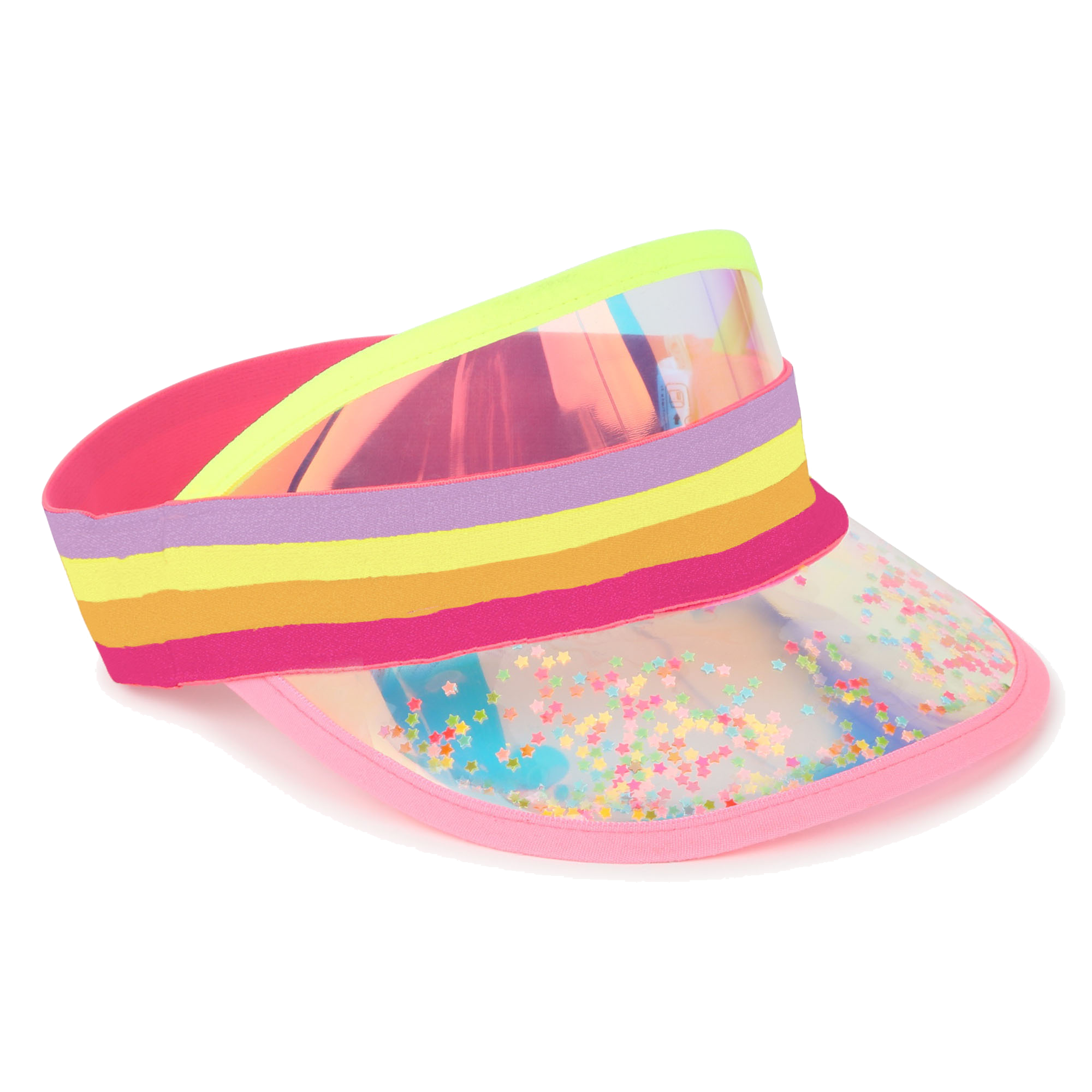 Billieblush logo-embroidered visor hat - Pink