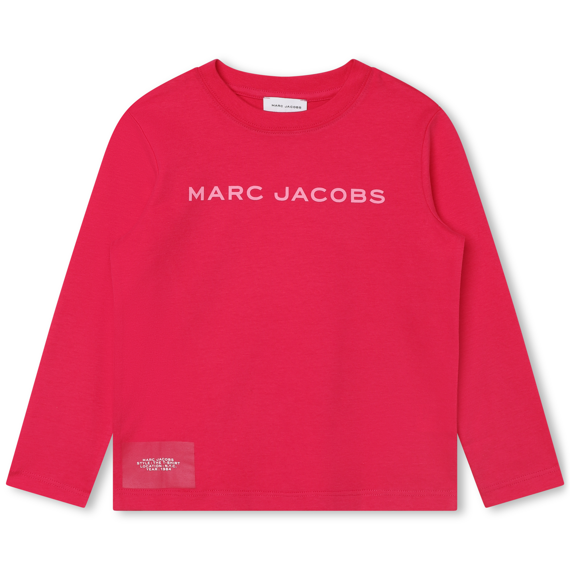 The Marc Jacobs Kids logo-print long-sleeved dress - Red