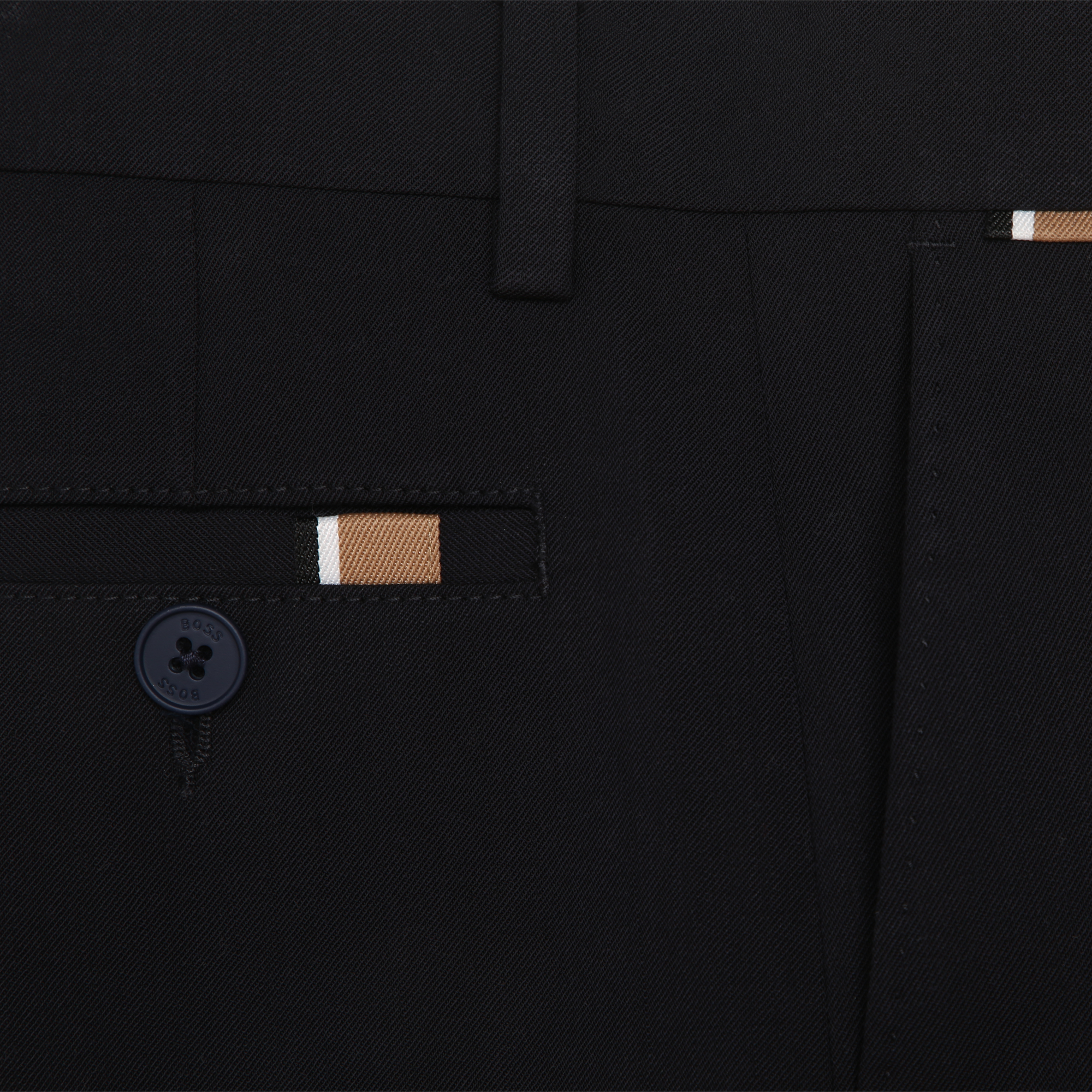 Jade Black Textured Premium Wool Blend Pant For Men.