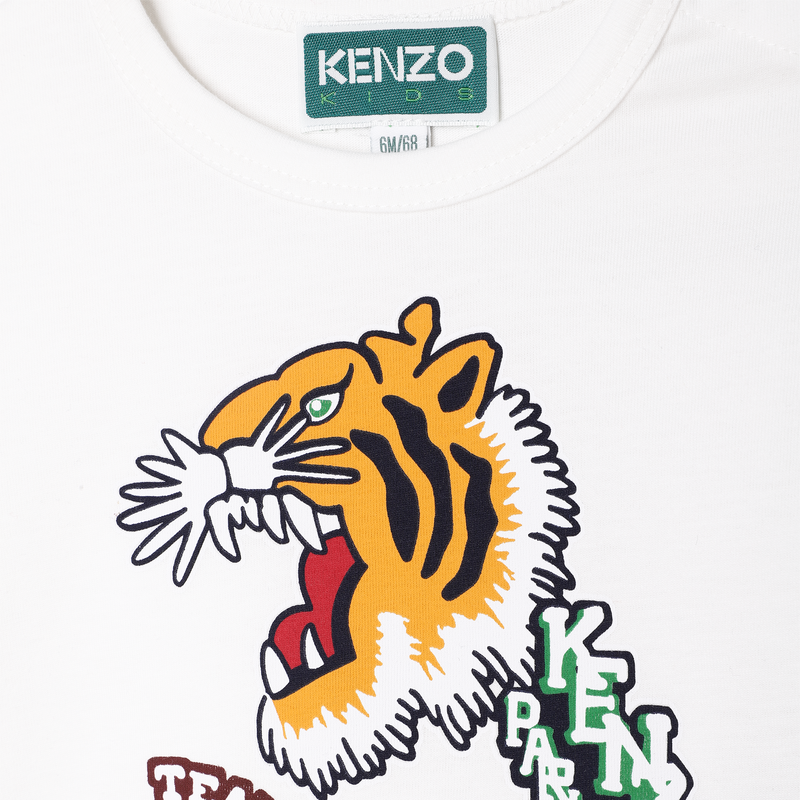 Kenzo Kids Girls' Tiger Logo T-Shirt