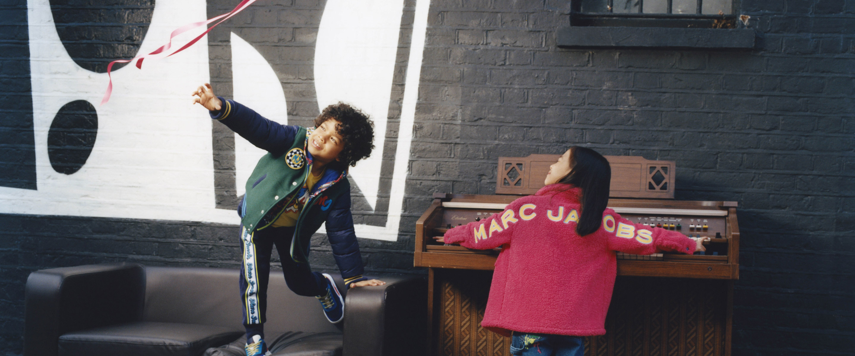 New Kids Marc Jacobs Jackets 2023 - Reversible Monogram Puffer Blue /  Multicolor
